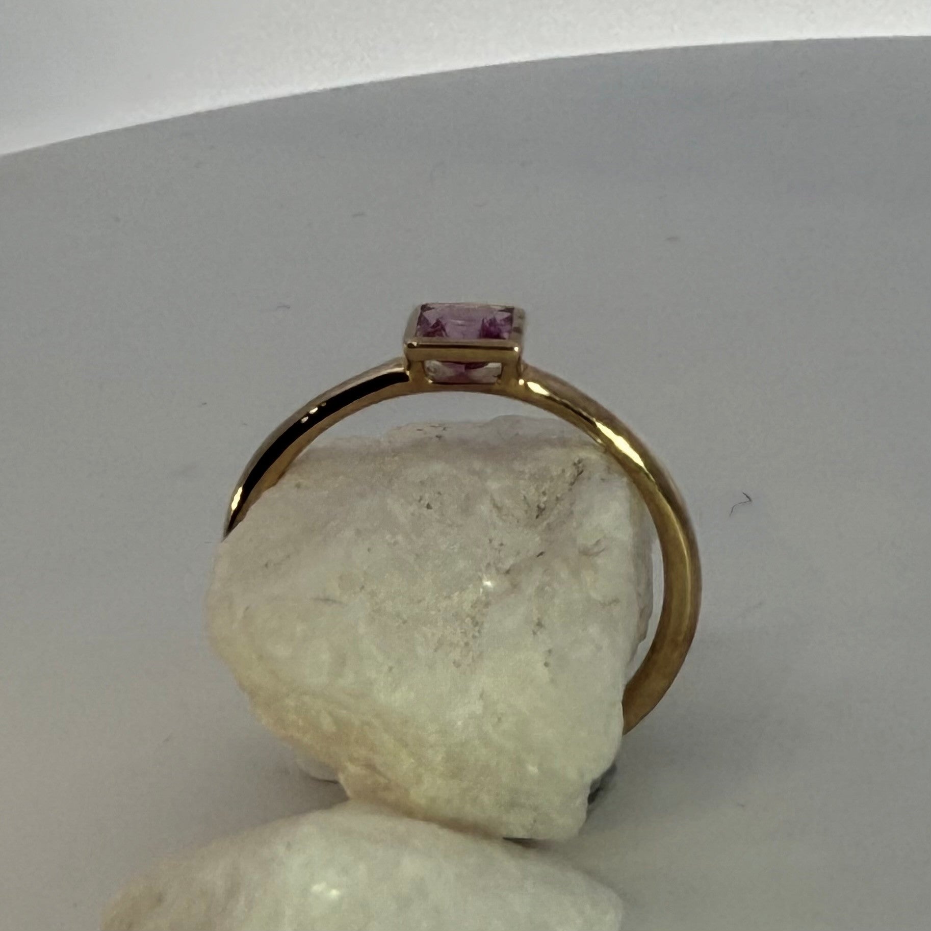 Pink Sapphire Dress Ring