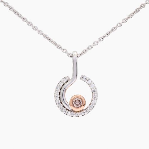 9ct Gold Argyle Pink Diamond Pendant