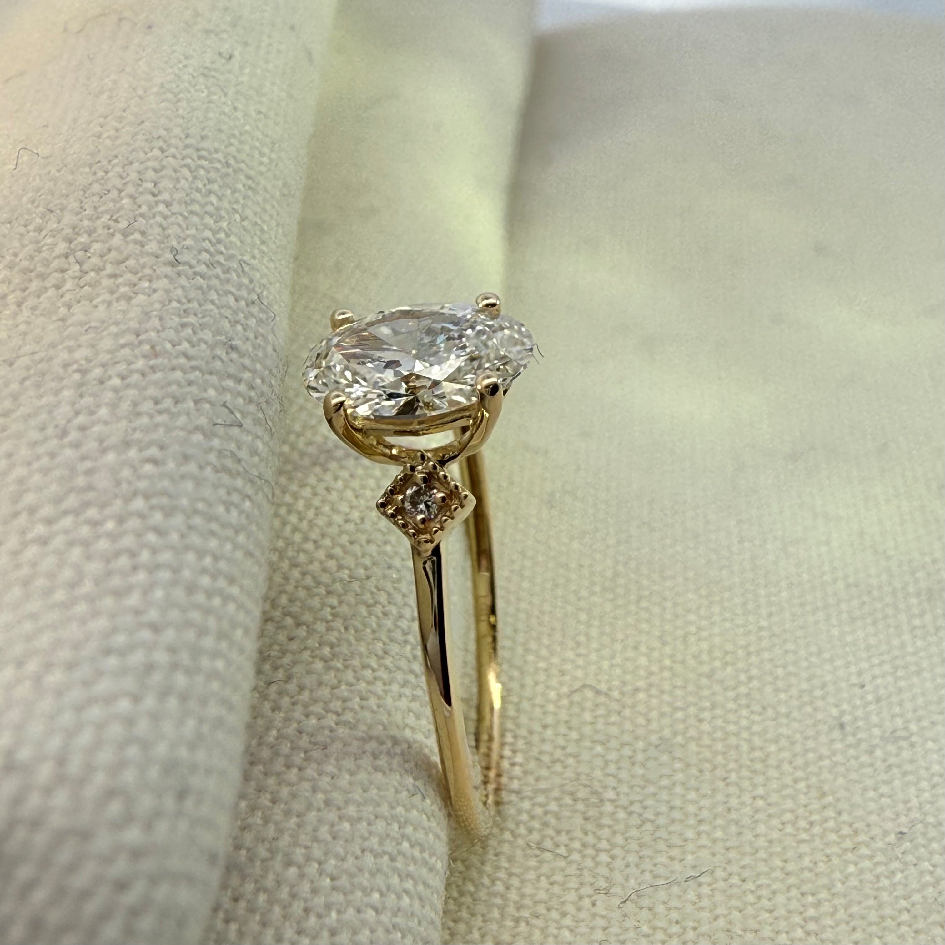 1.02ct Lab Grown Diamond Ring in 10ct Yellow Gold