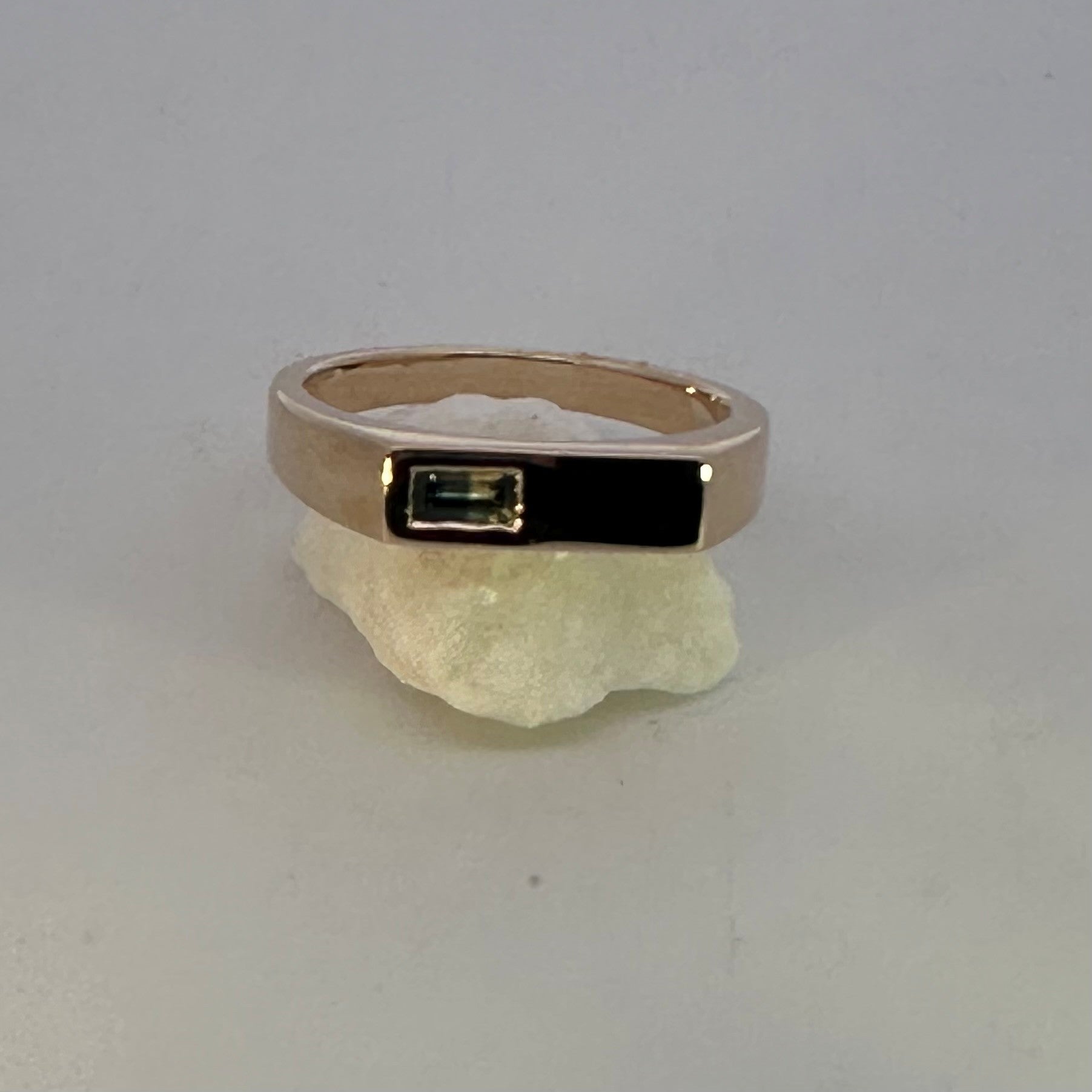 Parti Sapphire Signet Ring