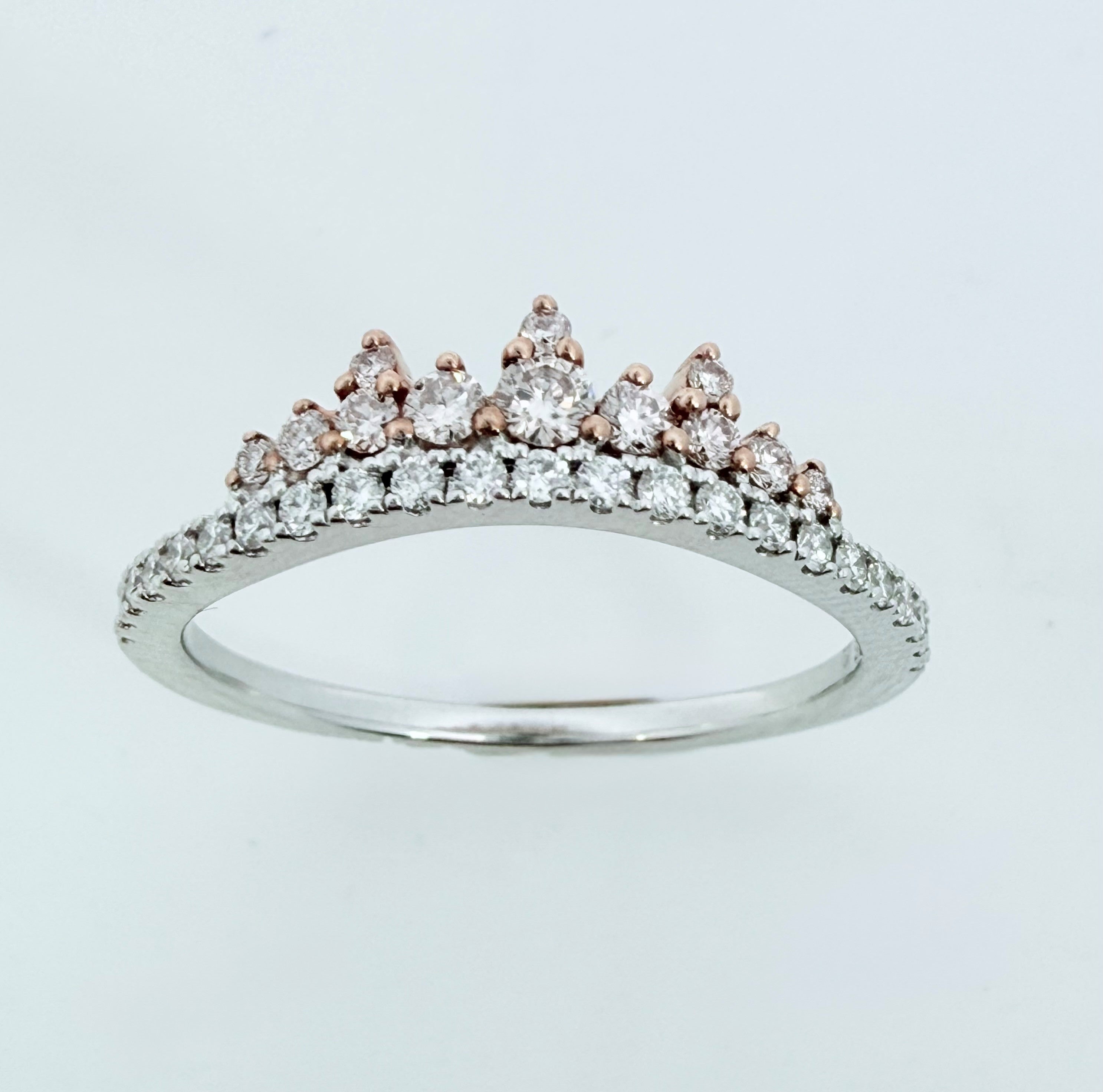 9ct Gold Argyle Pink & White Diamond Ring