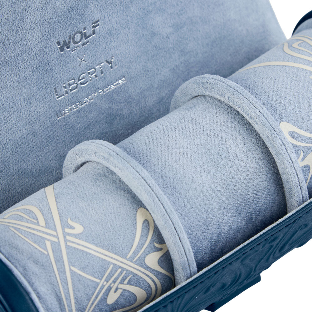 WOLF x Liberty Triple Watch Roll - Navy