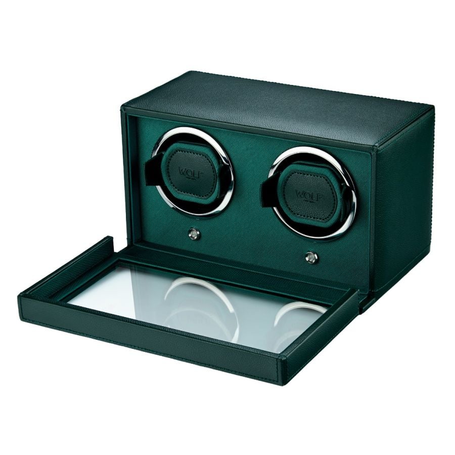 Cub Double Watch Winder with Cover