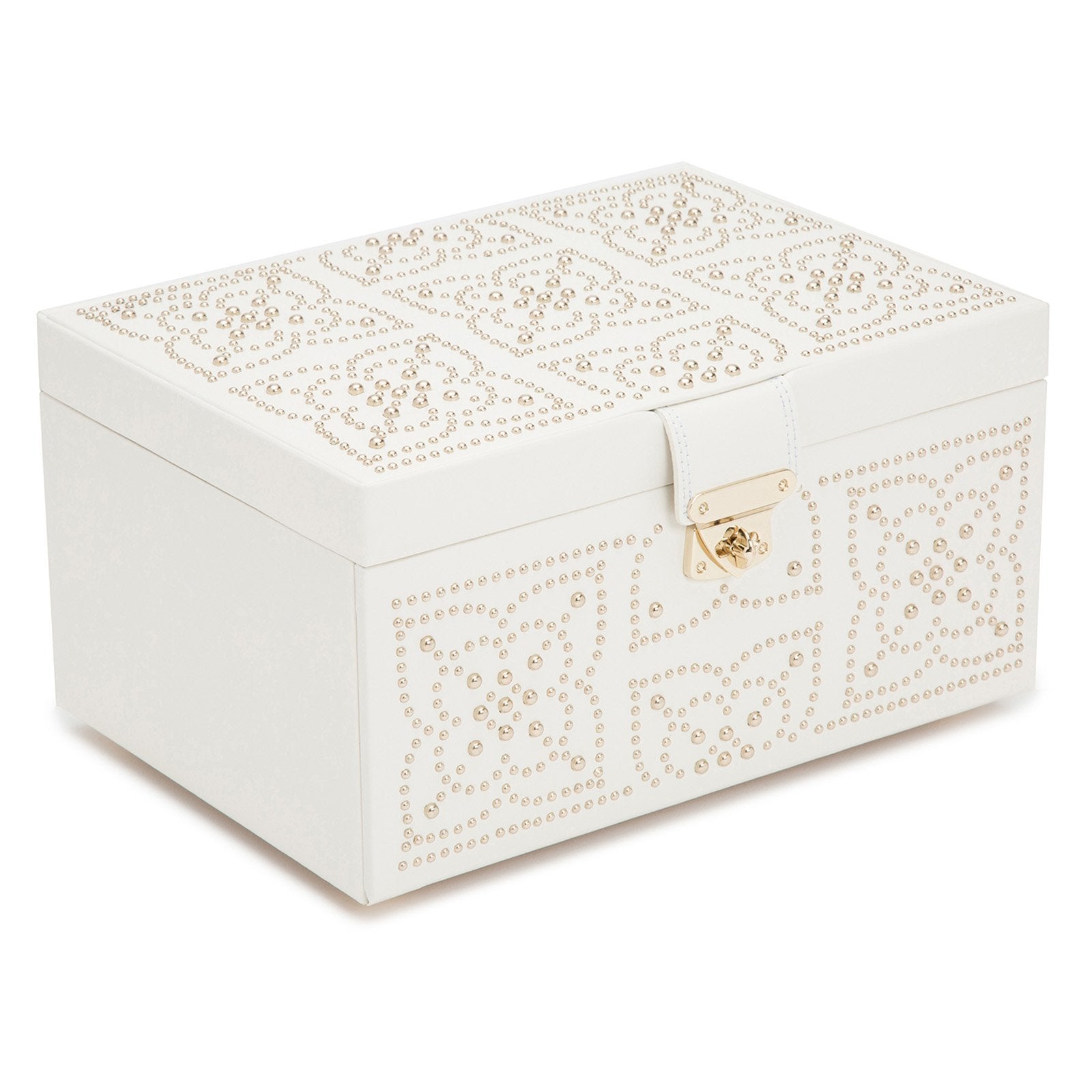 Wolf Marrakesh Medium Jewellery Box Cream