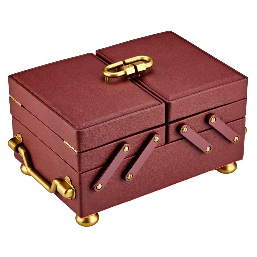 WOLF Marla Aaron Baby Everything Box Burgundy