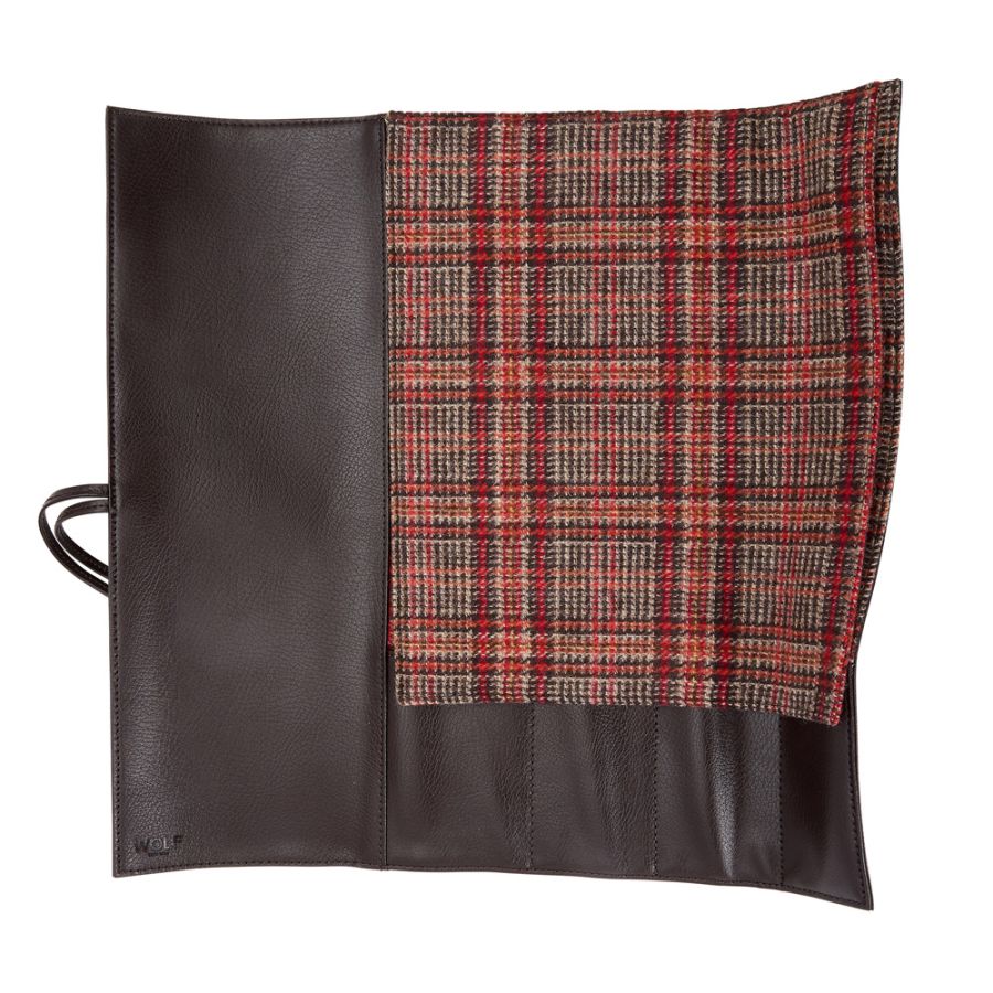 Wolf x WM Brown Knife Roll Brown