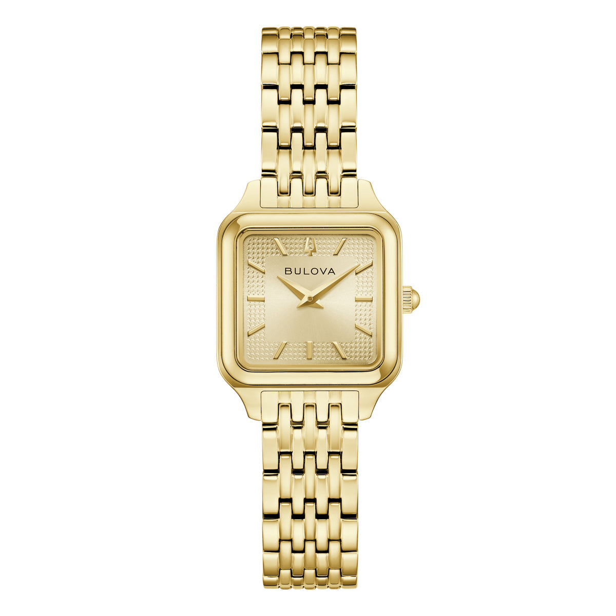 Bulova Ladies Classic Sutton Square Gold Watch