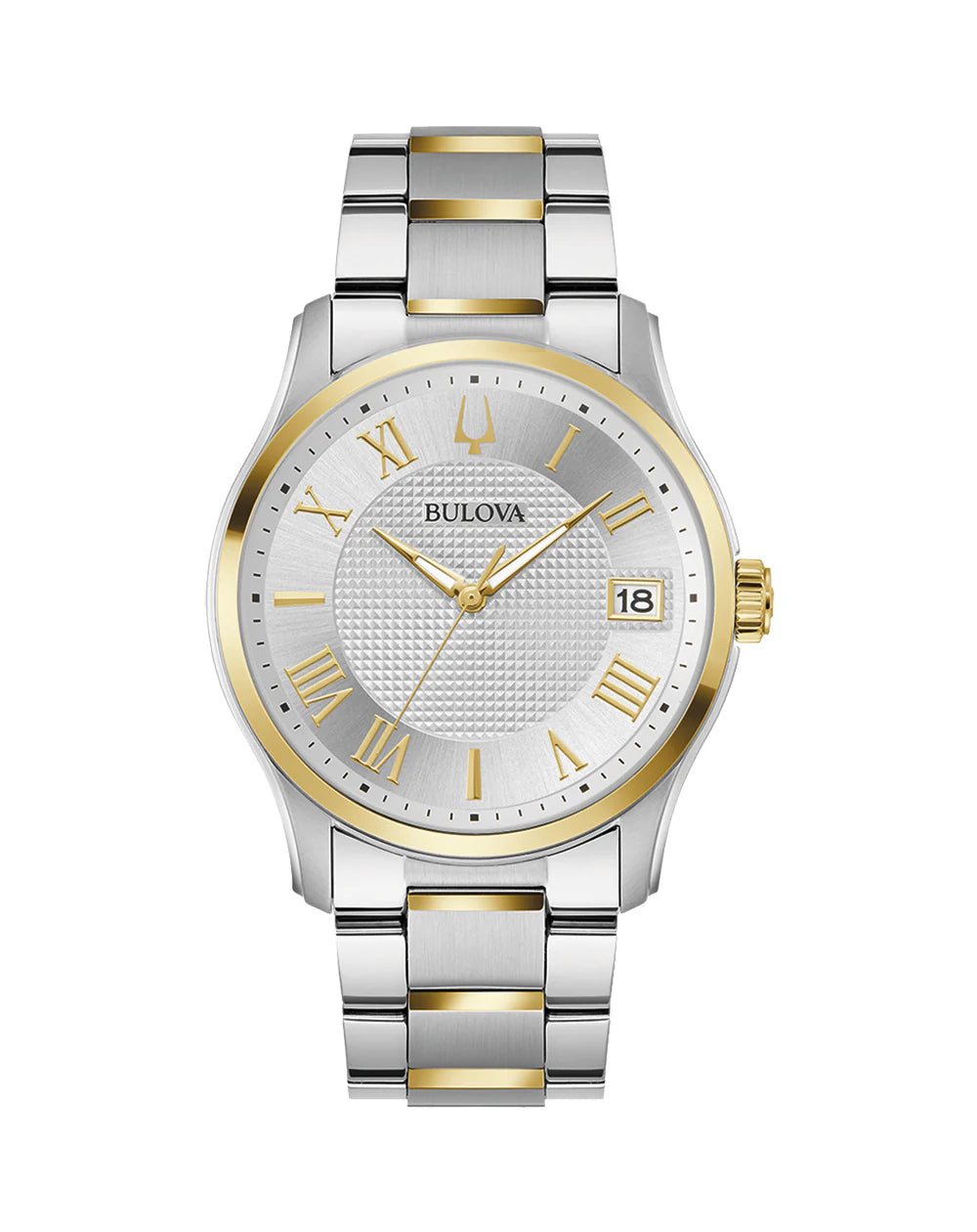 Bulova Men's Classic Wilton 2 Tone Watch