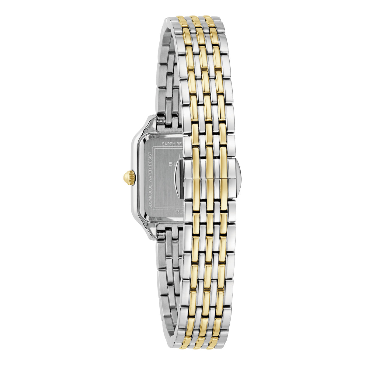 Bulova Ladies Classic Sutton Square Two-Tone Watch