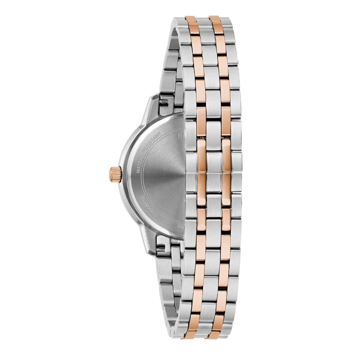 Bulova Ladies Classic Two-Tone Rose Gold Watch