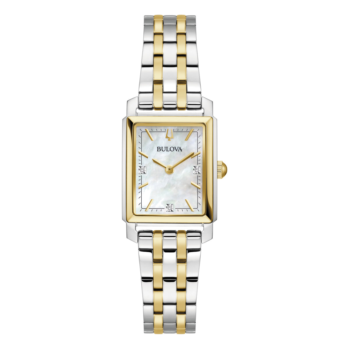 Bulova Ladies Classic Two-Tone Gold Mother of Pearl Watch
