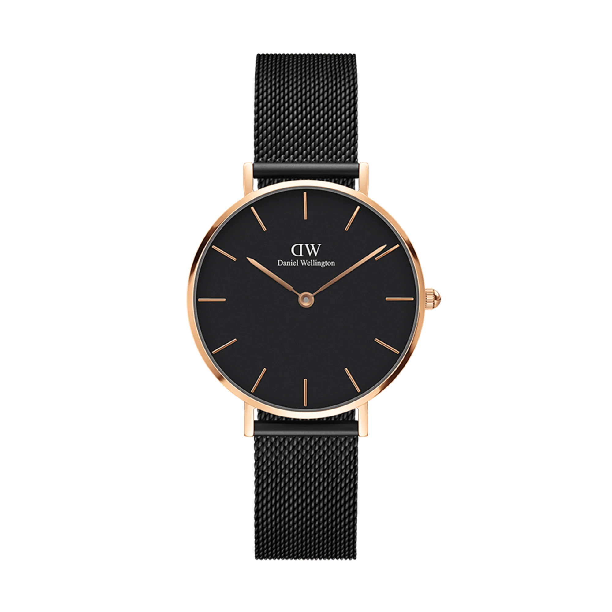 Daniel Wellington Petite Ashfield Rose Gold Black Watch