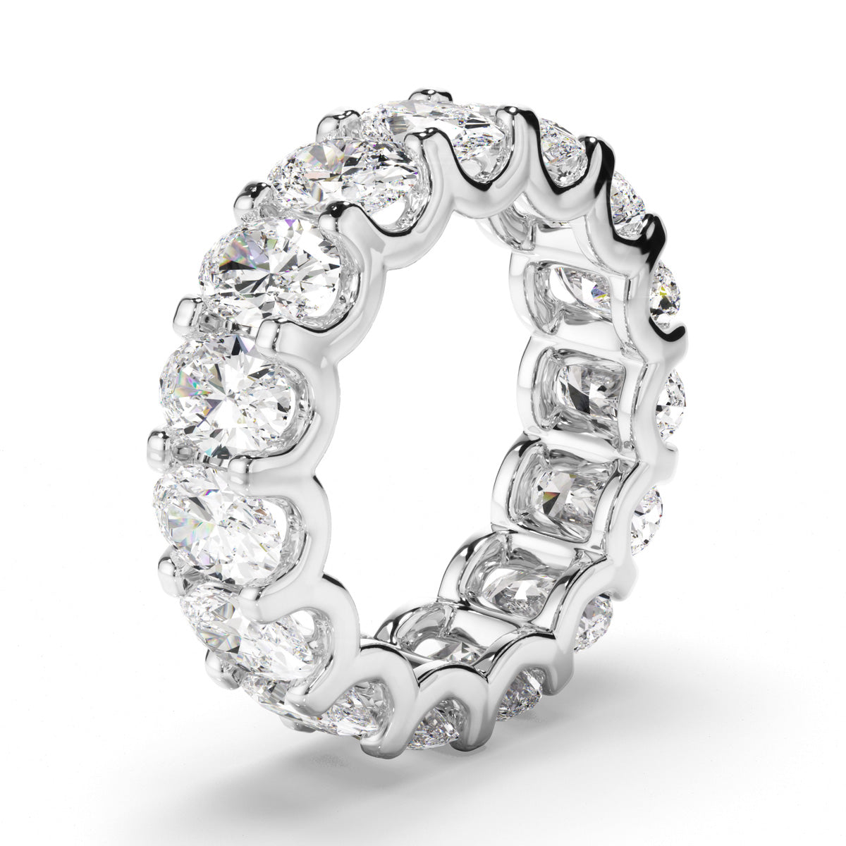 Oval Cut Diamond Eternity Ring