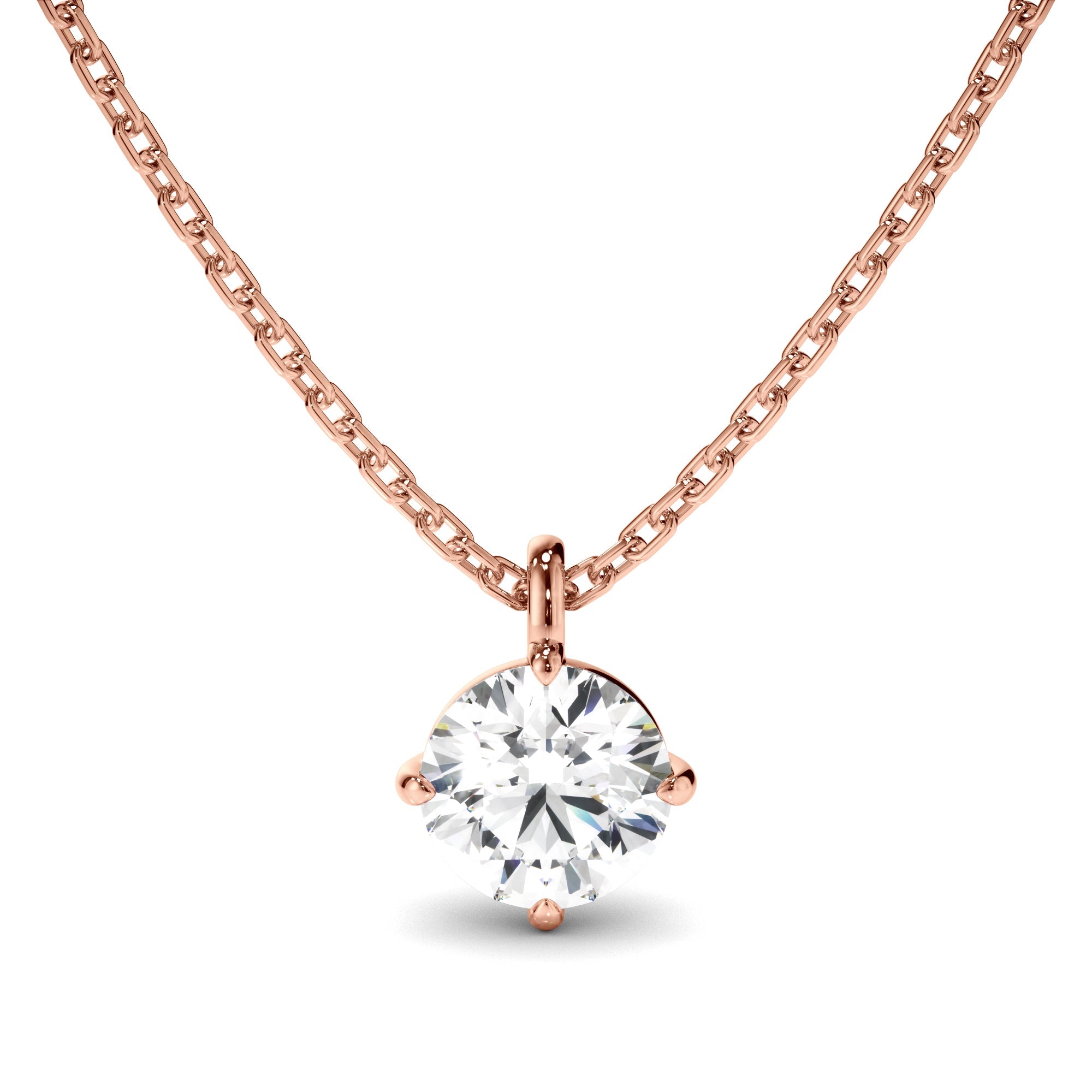 Round Brilliant Cut Diamond Pendant