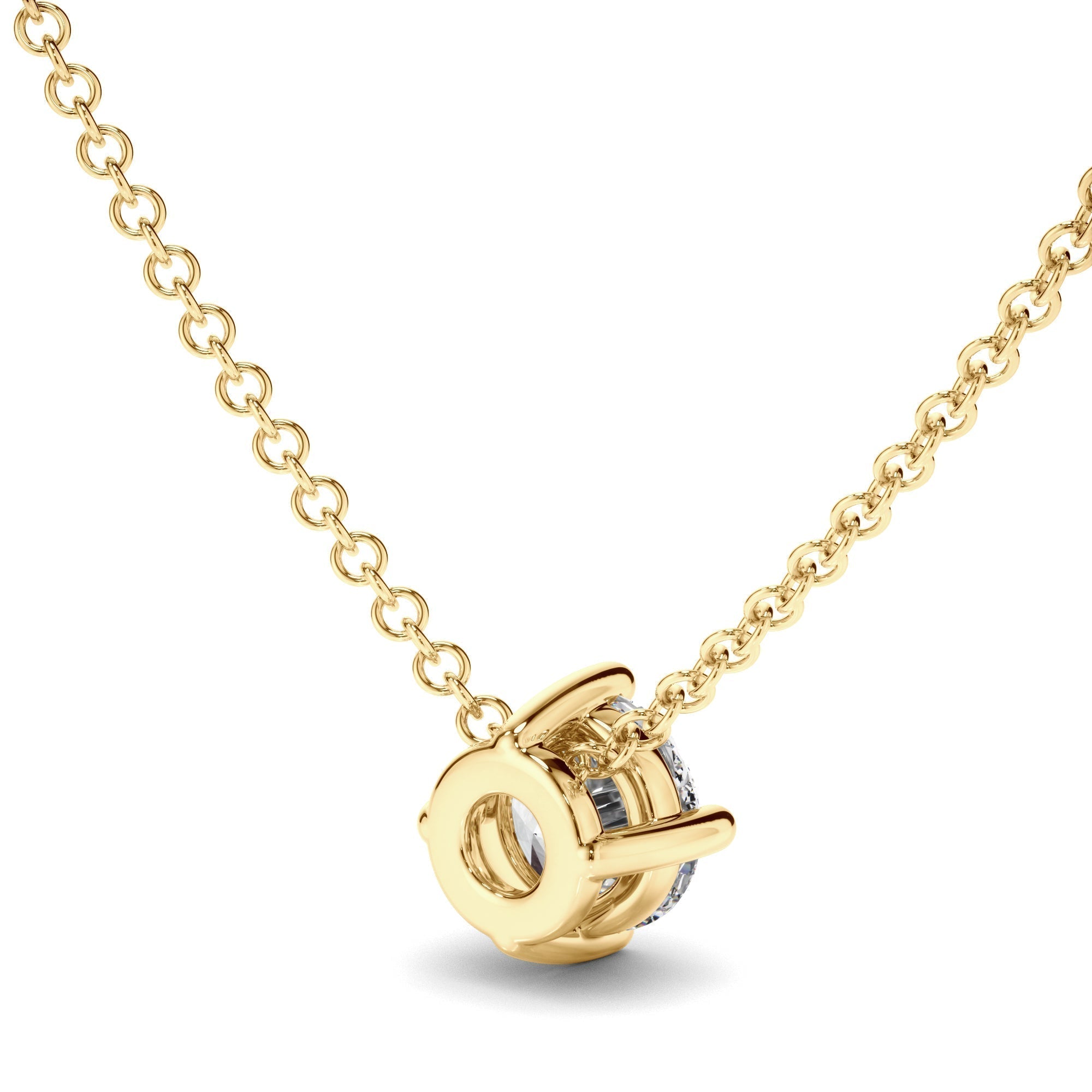 Round Brilliant Cut Diamond Necklet