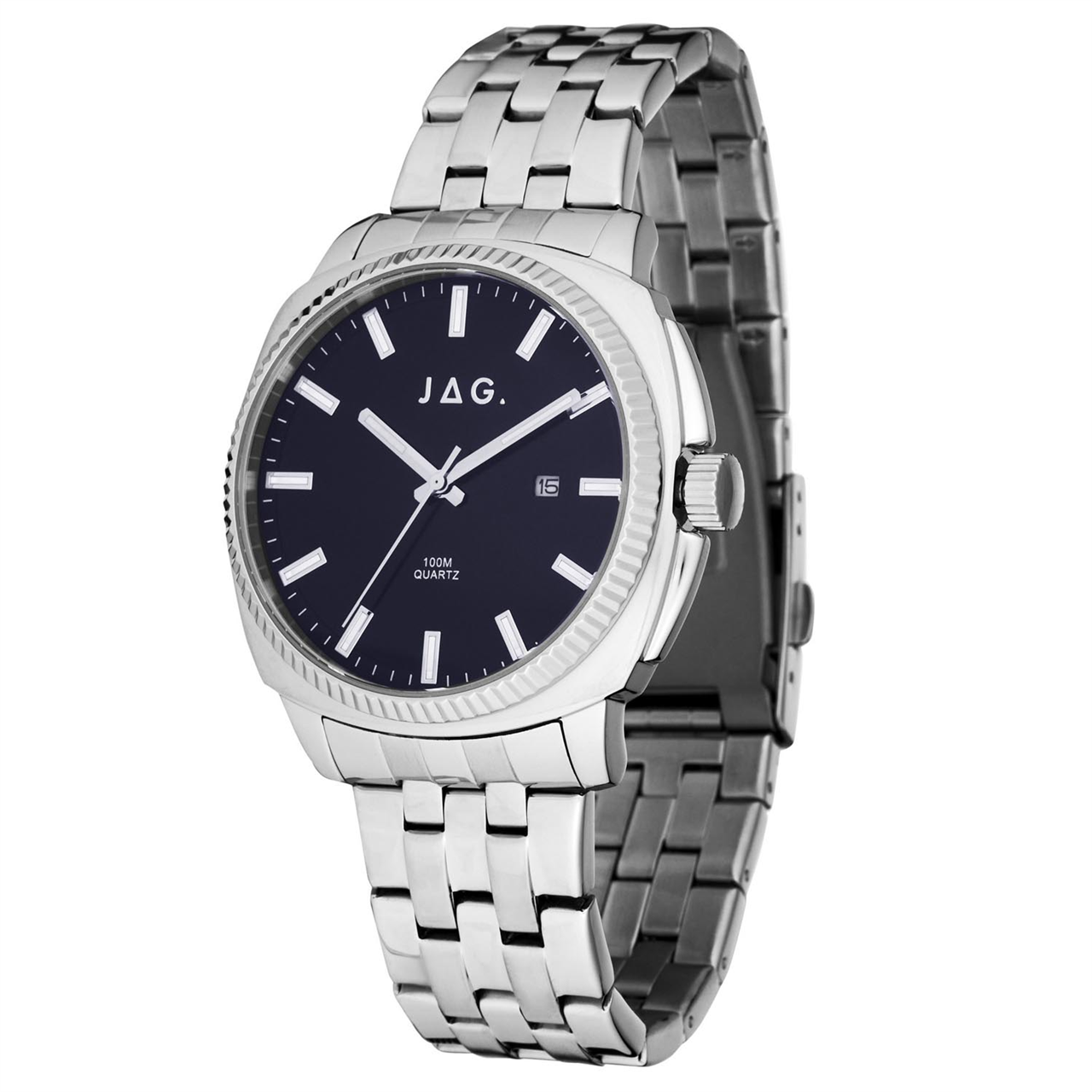 Jag Logan Analogue Watch Navy/Silver J2655A