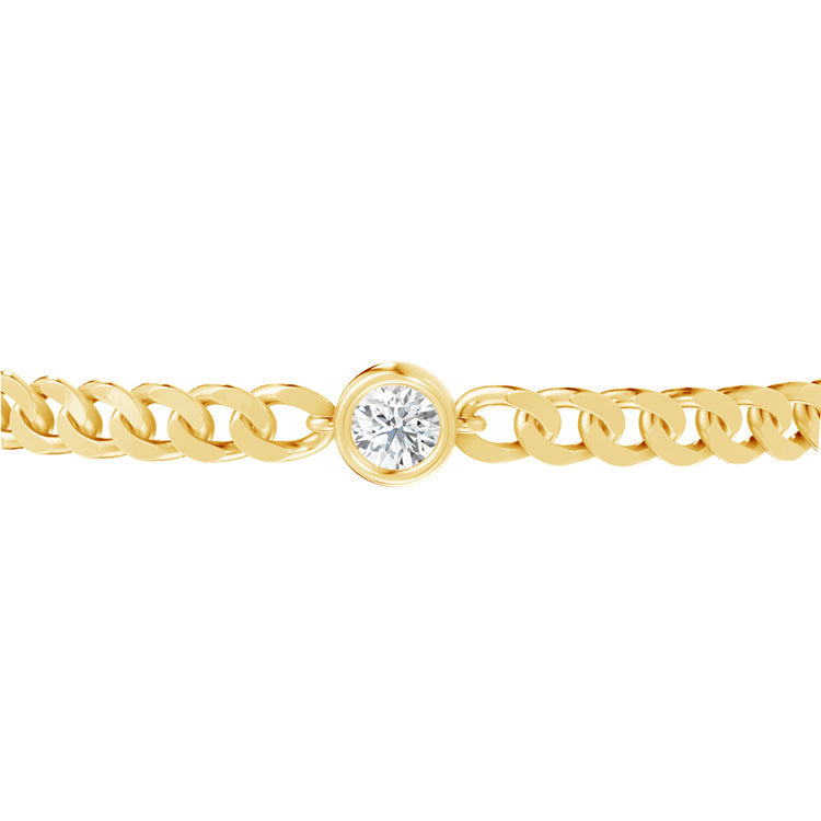 0.33ct Lab Grown Diamond Bracelet in 9ct Yellow Gold