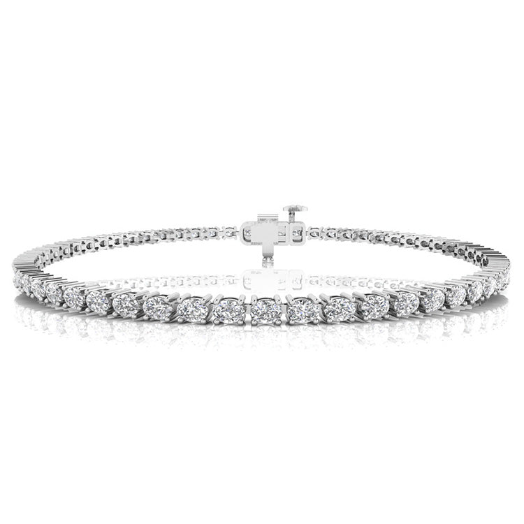 3.00ct Lab Grown Diamond Bracelet in 9ct White Gold