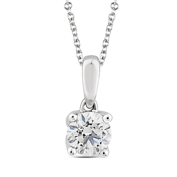 0.50ct Lab Grown Diamond Necklace in 9ct White Gold