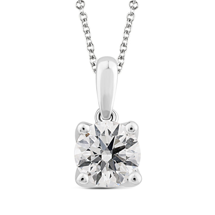 1.00ct Lab Grown Diamond Necklace in 9ct White Gold
