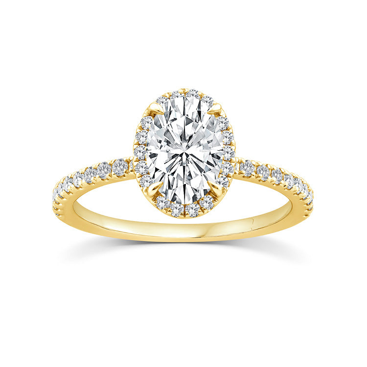 1.25ct Lab Grown Diamond Ring in 9ct Yellow Gold