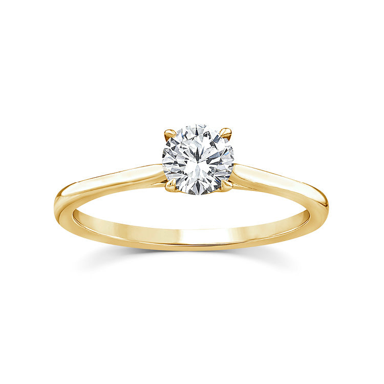 0.50ct Lab Grown Diamond Ring in 9ct Yellow Gold