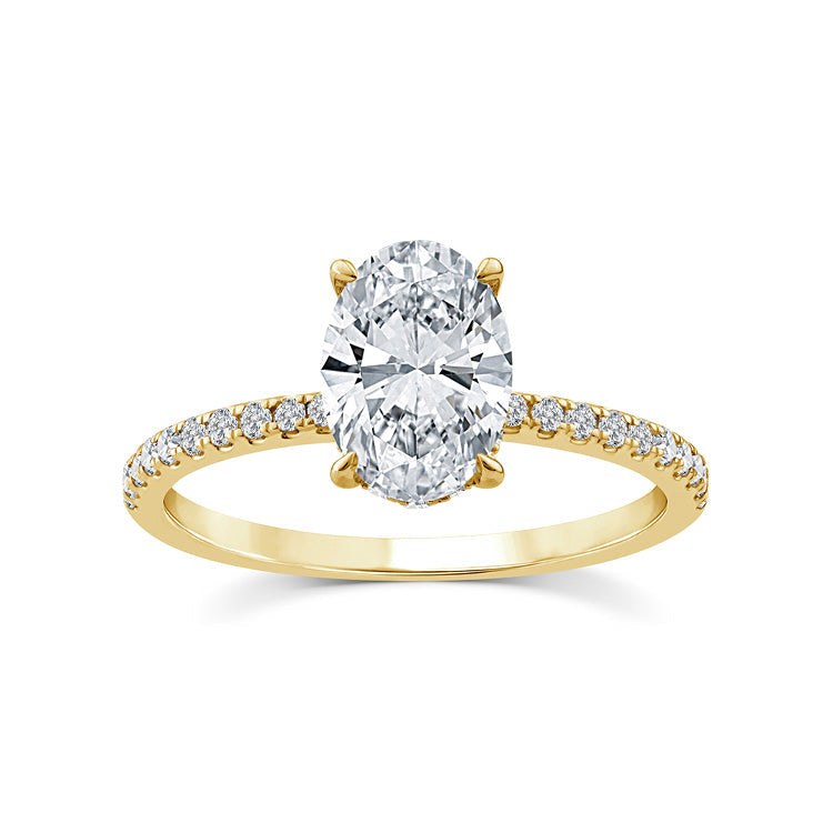 1.75ct Lab Grown Diamond Ring in 9ct Yellow Gold
