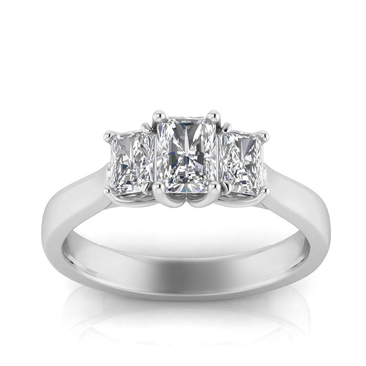 1.00ct Lab Grown Diamond Ring in 9ct White Gold