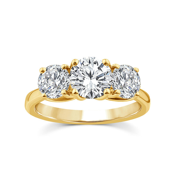 2.00ct Lab Grown Diamond Ring in 9ct Yellow Gold