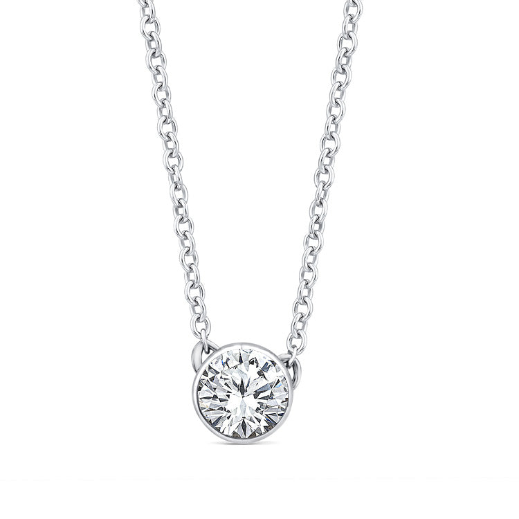 0.25ct Lab Grown Diamond Necklace in 9ct White Gold