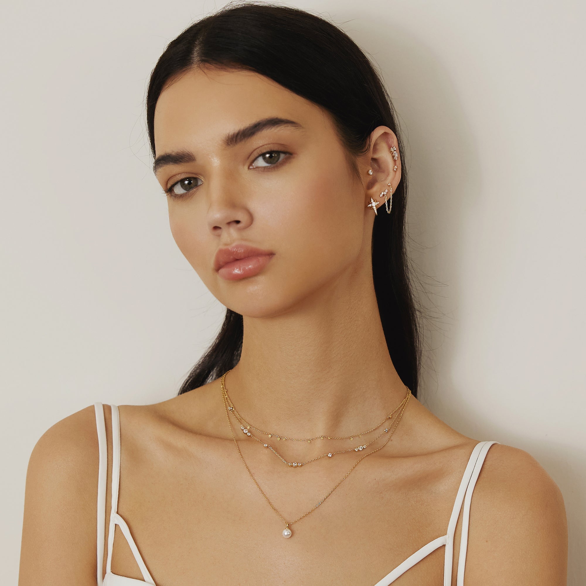 Ania Haie Gold Pearl Drop Pendant Necklace