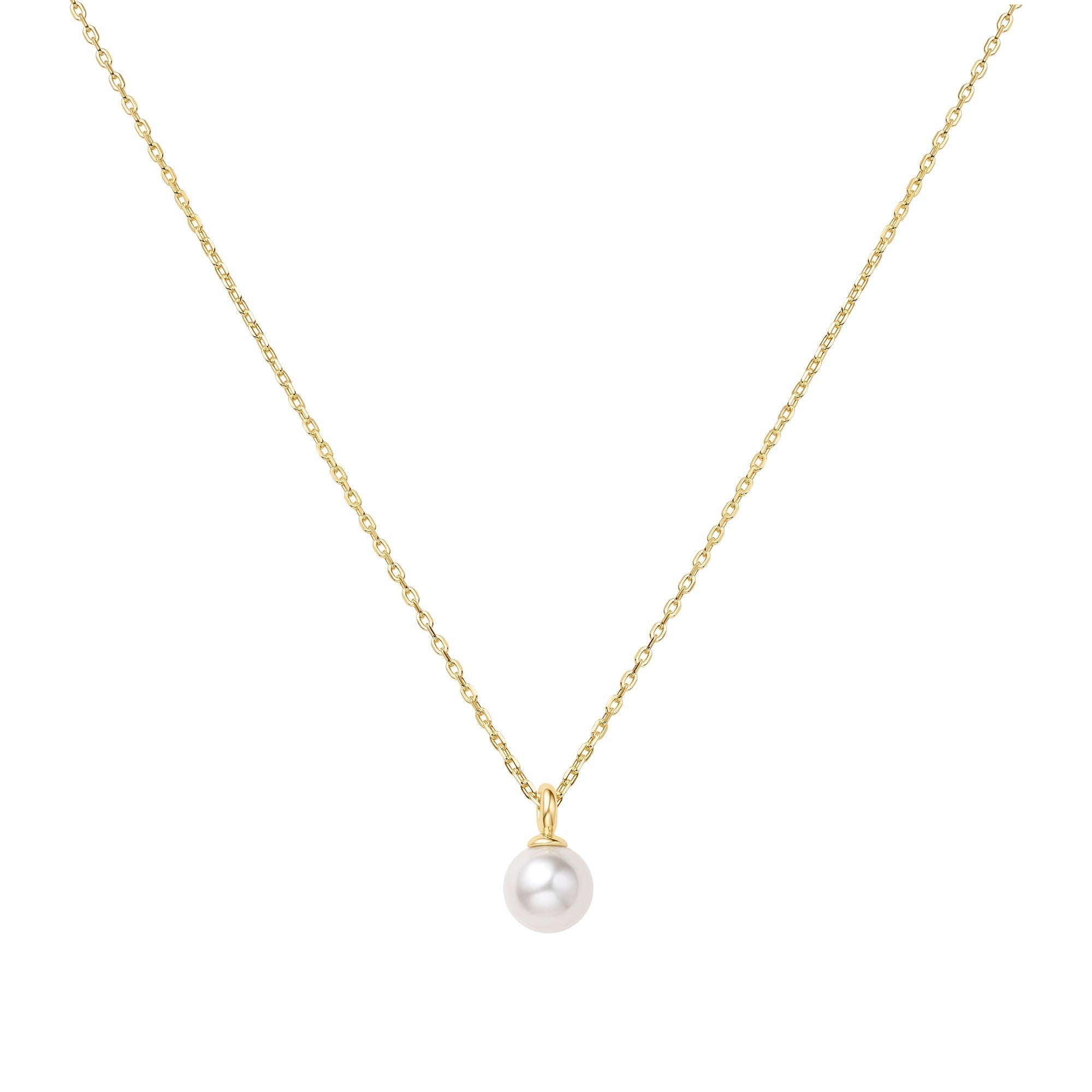 Ania Haie Gold Pearl Drop Pendant Necklace