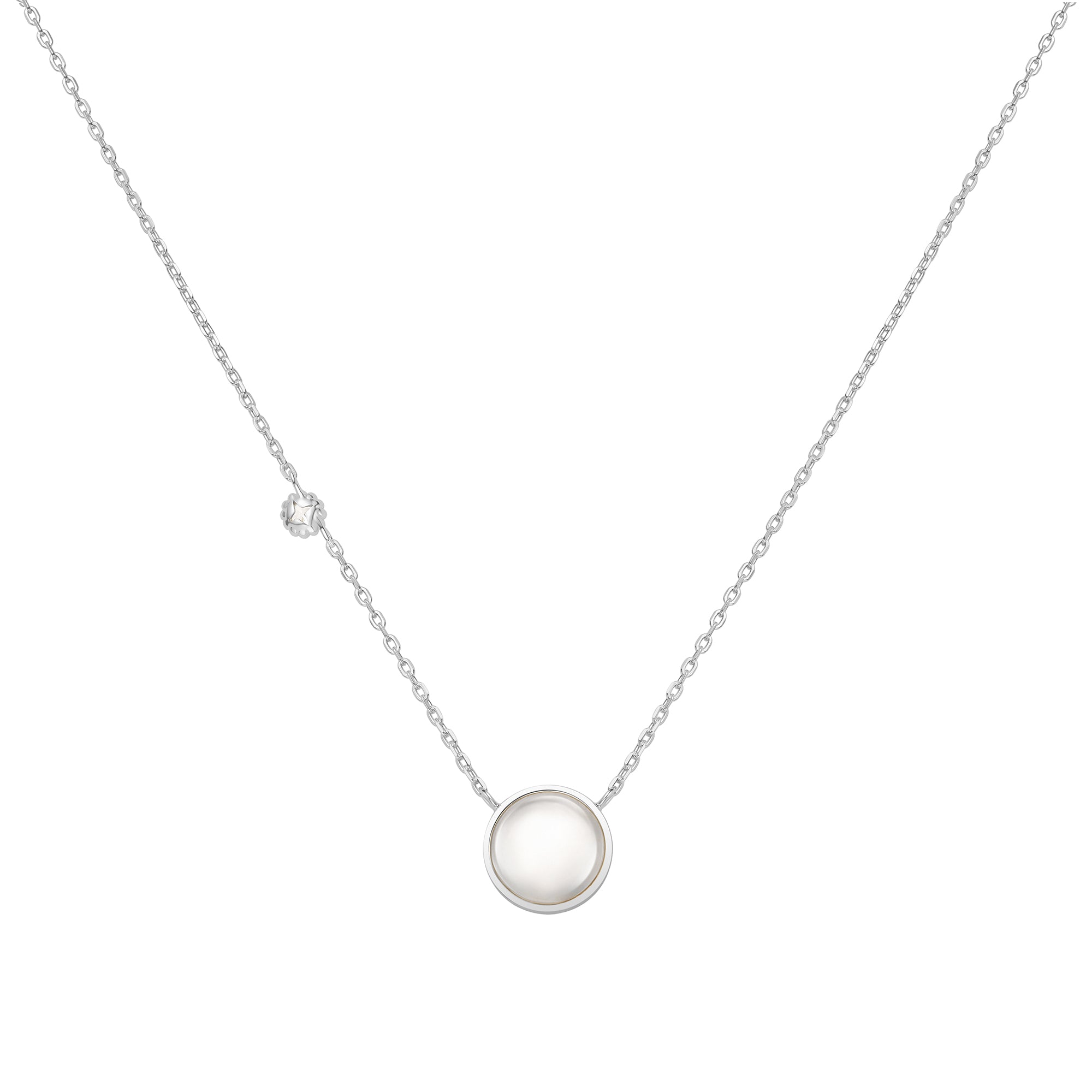 Ania Haie Silver Starry Mother of Pearl Necklace