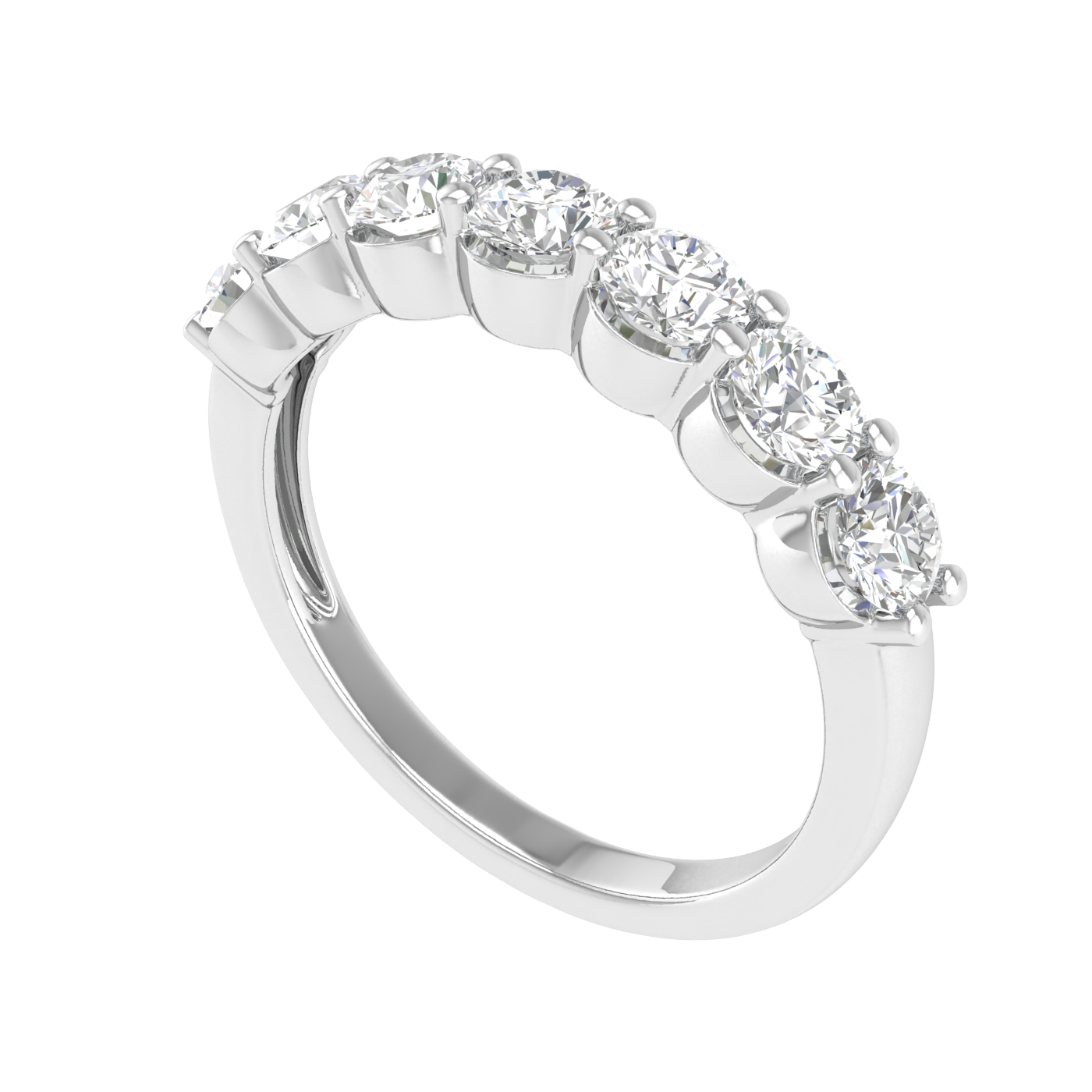 Diamond Fashion Ring with 1.00ct Diamonds in 18K White Gold