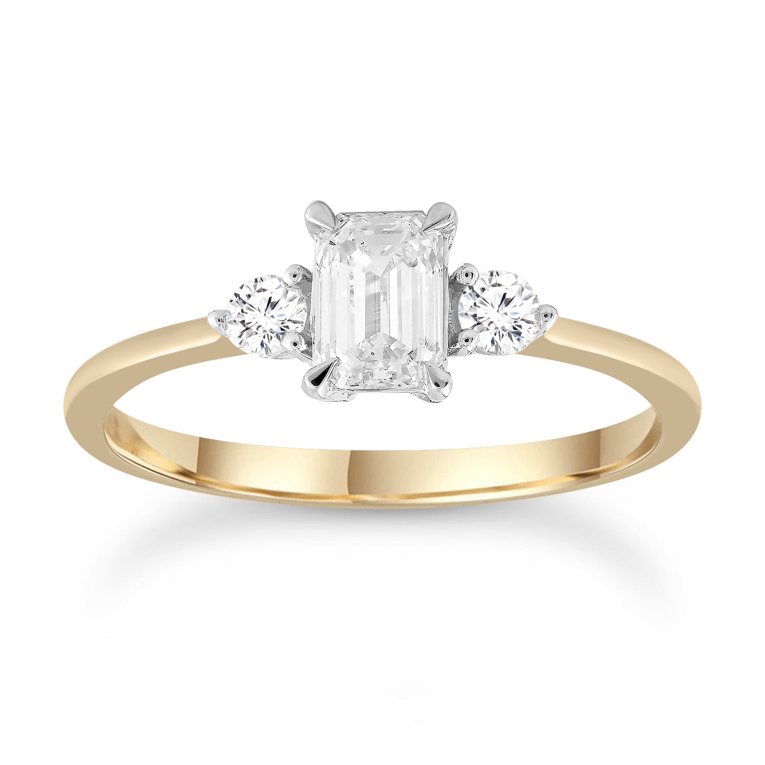 Diamond Ring with 0.50ct Diamonds in 9ct Yellow Gold