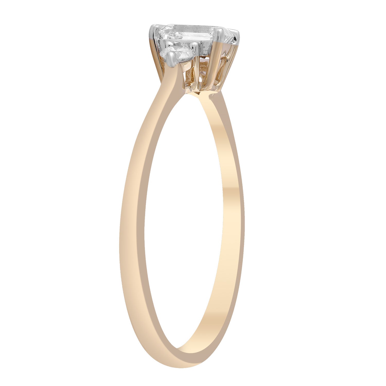 Diamond Ring with 0.50ct Diamonds in 9ct Yellow Gold