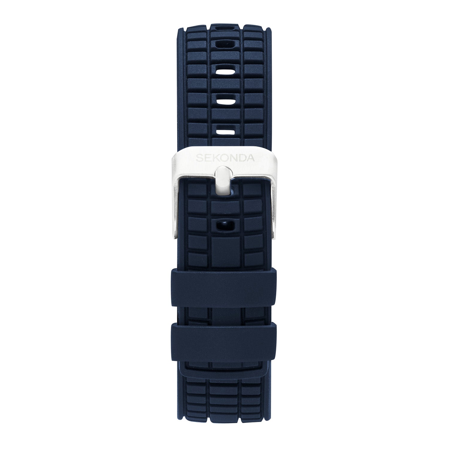 Sekonda Mens Octaire Blue Dial Blue Rubber 40mm Watch SK30276