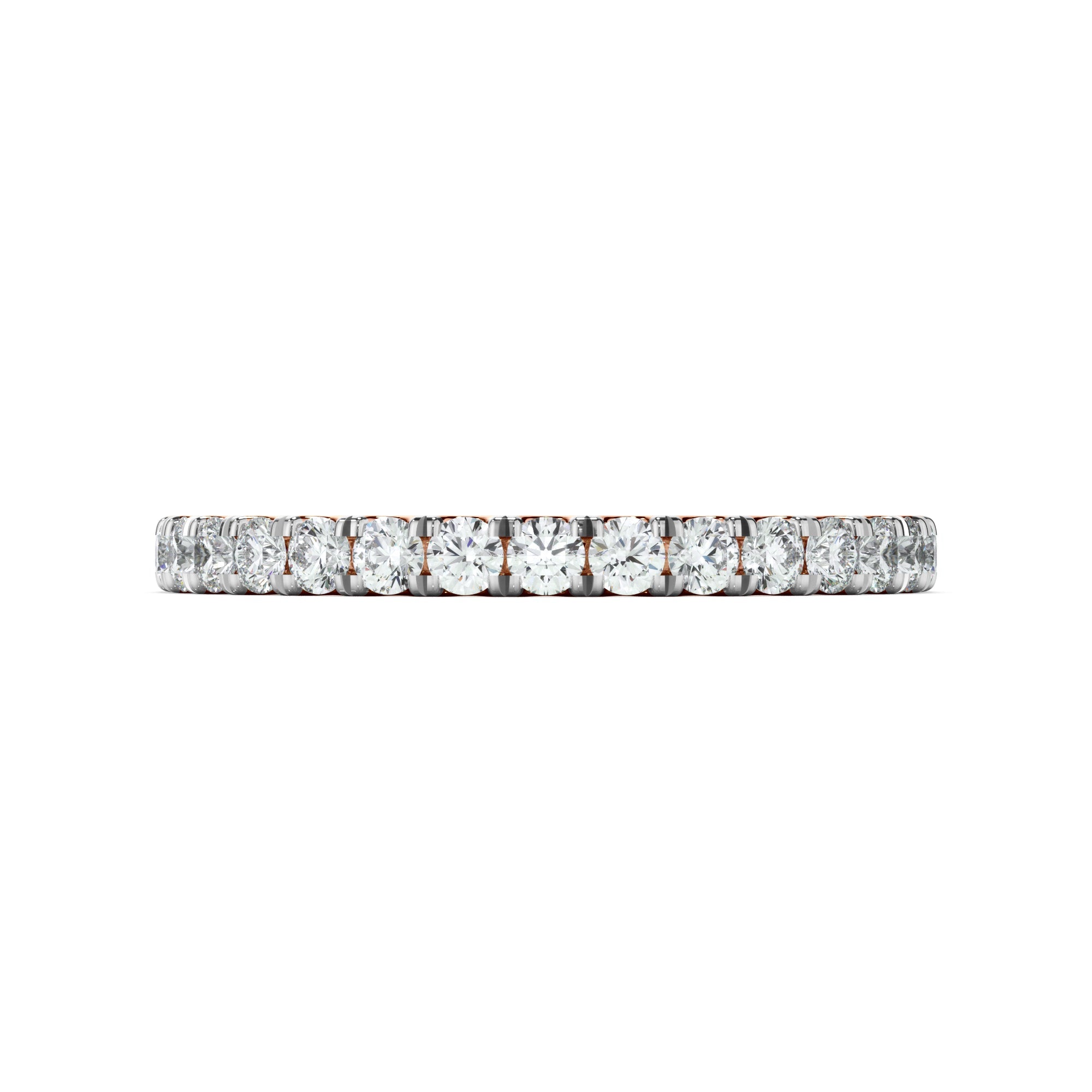 Diamond Claw Set Eternity Wedding Ring