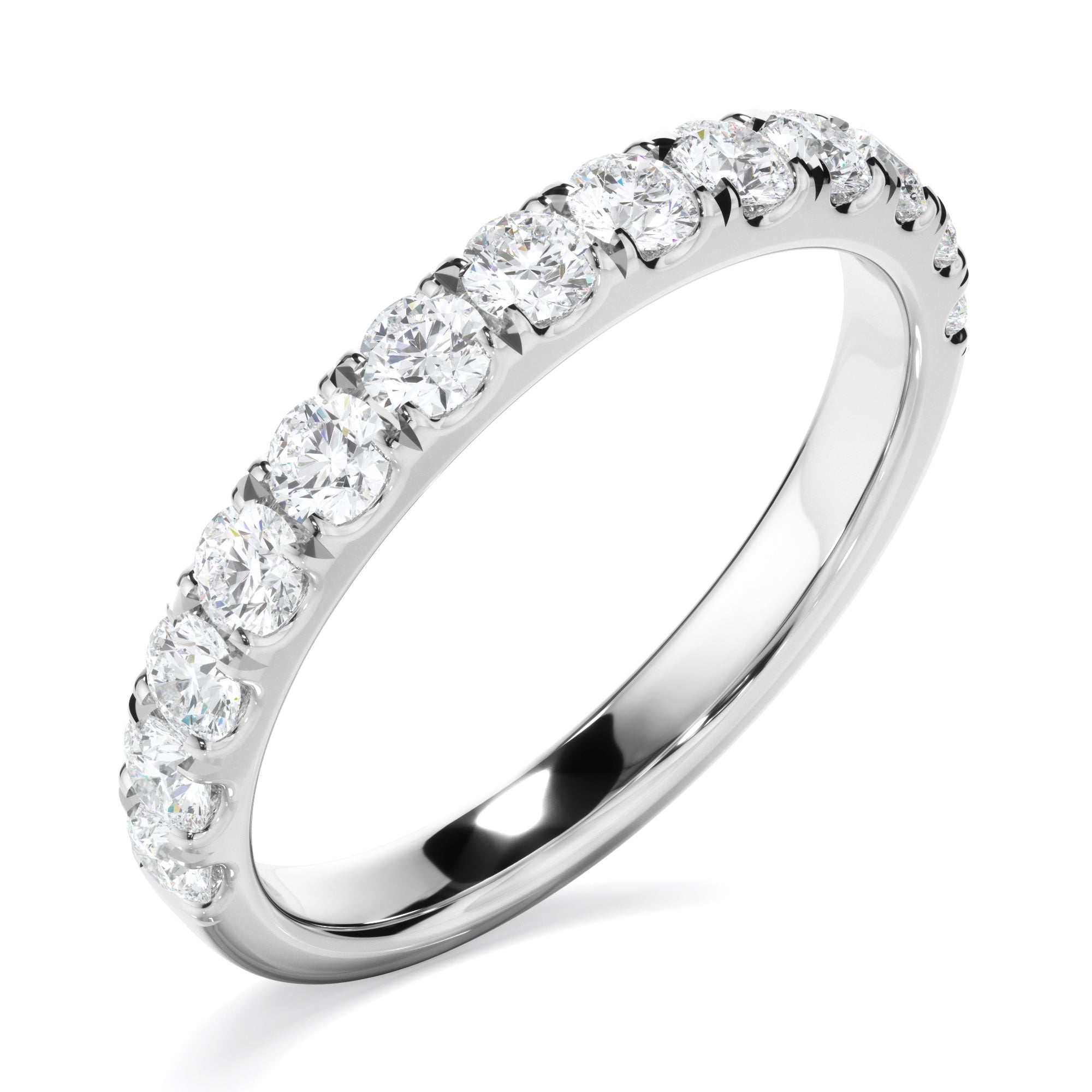 Diamond Claw Set Wedding Ring