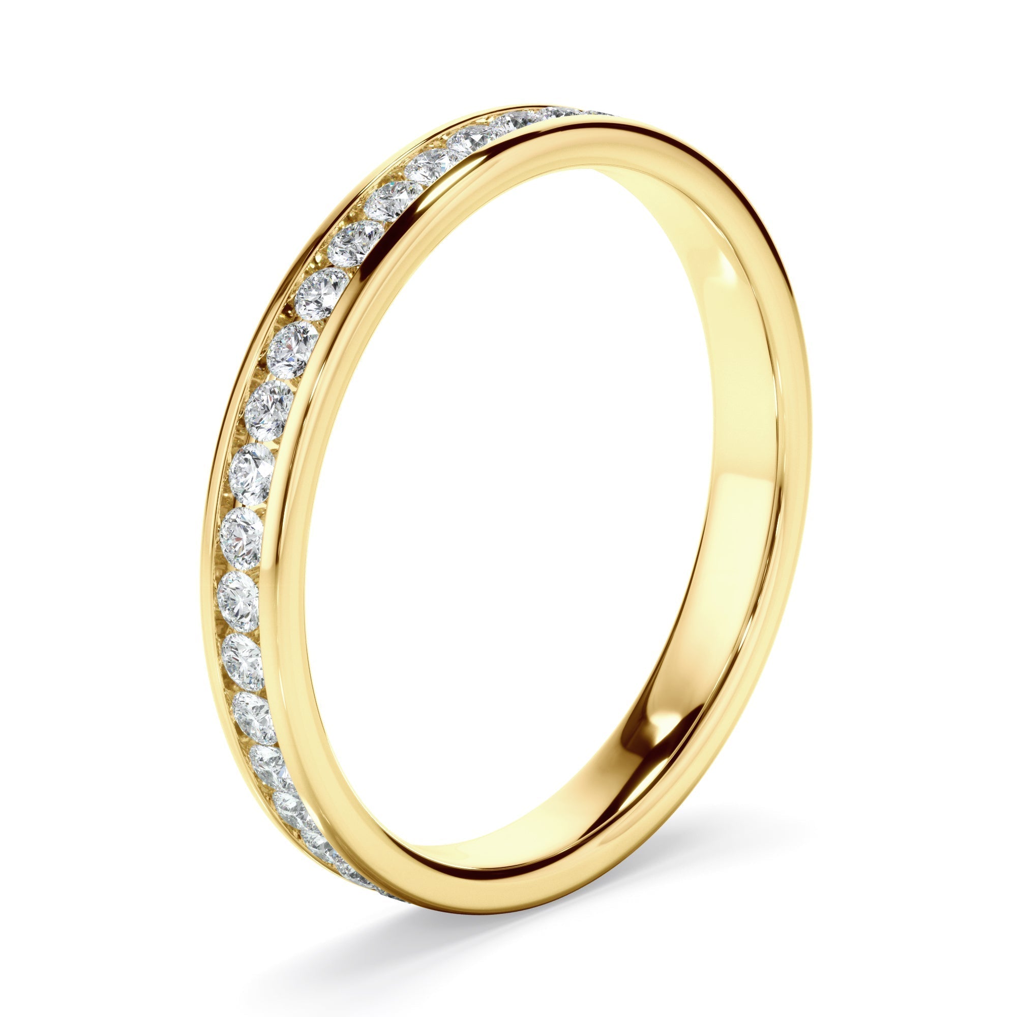 Diamond Channel Set Eternity Wedding Ring