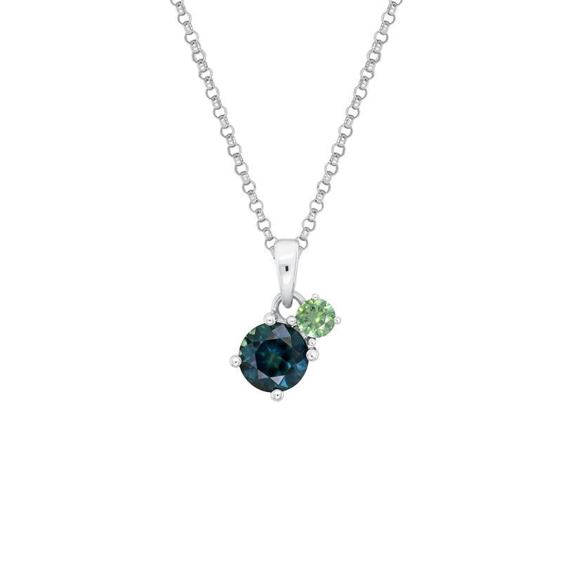 Toi Et Moi Sapphire Necklace