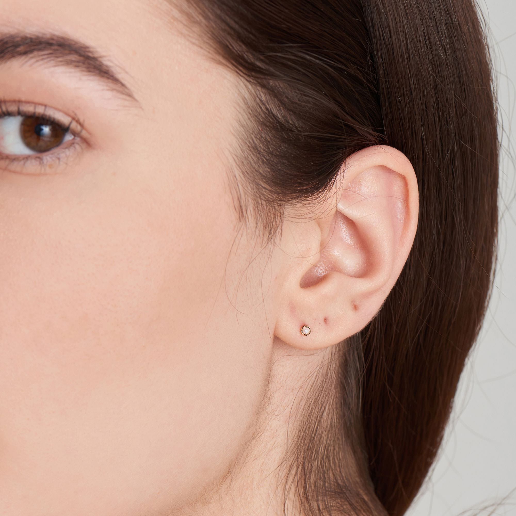 Ania Haie 14ct Gold Opal Stud Earrings