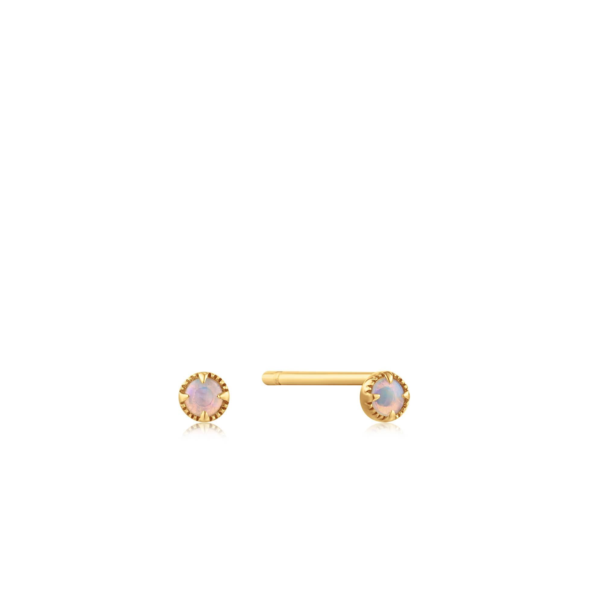 Ania Haie 14ct Gold Opal Stud Earrings