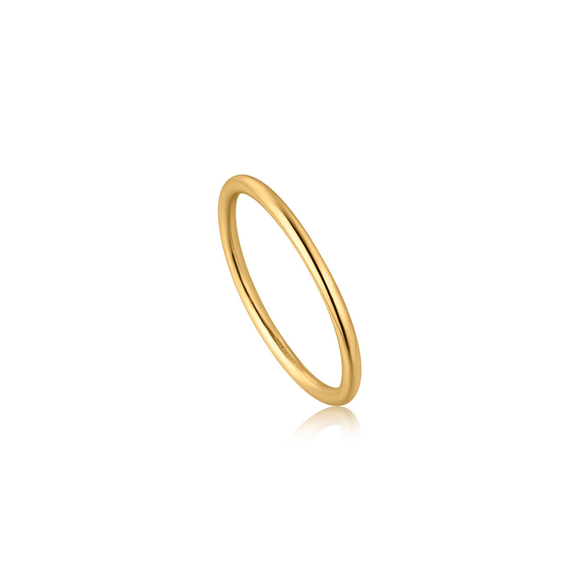 Ania Haie 14ct Gold Solid Band Ring